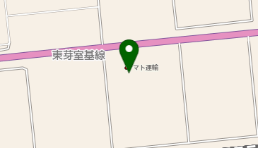 宅配ロッカーPUDO ヤマト運輸 東芽室センターの地図画像