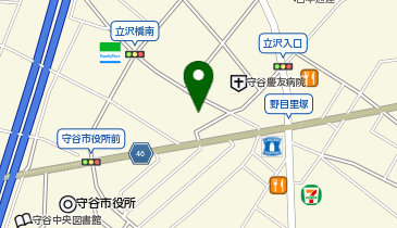 宅配ロッカーPUDO ヤマト運輸 守谷立沢センターの地図画像