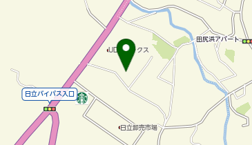 宅配ロッカーPUDO ヤマト運輸 日立滑川センターの地図画像