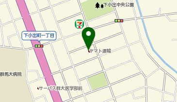 宅配ロッカーPUDO ヤマト運輸 前橋小出センターの地図画像