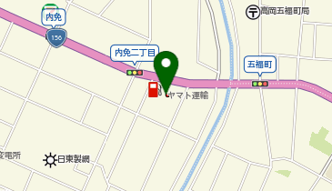 宅配ロッカーPUDO ヤマト運輸 高岡横田センターの地図画像