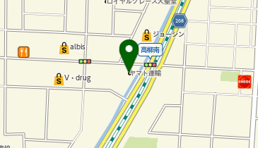 宅配ロッカーPUDO ヤマト運輸 福井高柳センターの地図画像