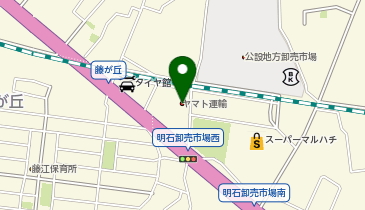 宅配ロッカーPUDO ヤマト運輸 明石南町センターの地図画像