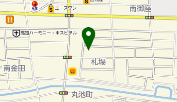 宅配ロッカーPUDO ヤマト運輸 高知知寄町センターの地図画像