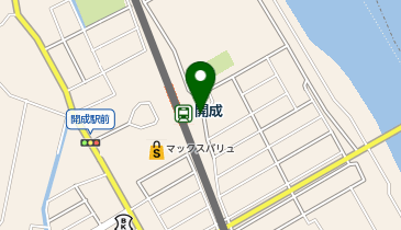 宅配ロッカーPUDO 小田急電鉄 開成駅の地図画像