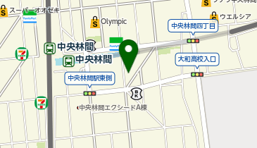 宅配ロッカーPUDO レオパレス21 中央林間の地図画像