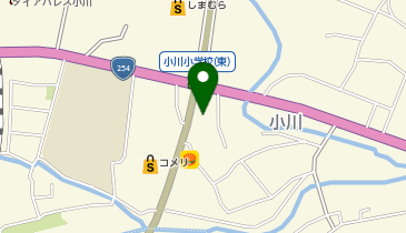 宅配ロッカーPUDO ウエルシア 小川町店の地図画像