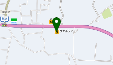 宅配ロッカーPUDO ウエルシア 寄居富田店の地図画像