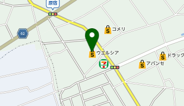 宅配ロッカーPUDO ウエルシア 深谷小前田店の地図画像