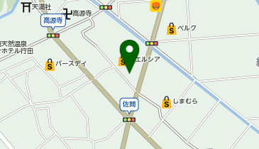 宅配ロッカーPUDO ウエルシア 行田佐間店の地図画像