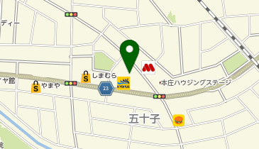 宅配ロッカーPUDO ウエルシア 本庄朝日町店の地図画像
