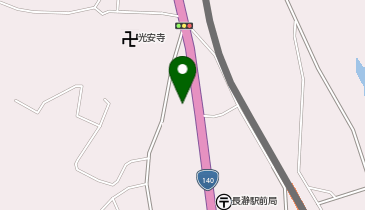 宅配ロッカーPUDO ウエルシア 長瀞店の地図画像