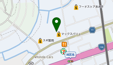 宅配ロッカーPUDO マックスバリュ 函南店の地図画像