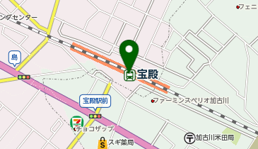 宅配ロッカーPUDO JR西日本 宝殿駅の地図画像