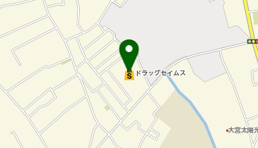 宅配ロッカーPUDO ドラッグセイムス 大宮佐知川店の地図画像