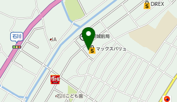 宅配ロッカーPUDO マックスバリュ 石川店の地図画像