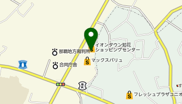 宅配ロッカーPUDO マックスバリュ 知花店の地図画像