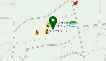 宅配ロッカーPUDO マックスバリュ 読谷店の地図画像