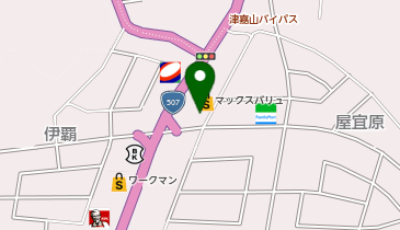 宅配ロッカーPUDO マックスバリュ 八重瀬店の地図画像