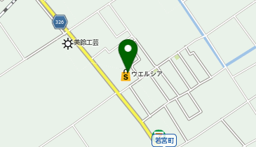 宅配ロッカーPUDO ウエルシア 近江八幡若宮店の地図画像