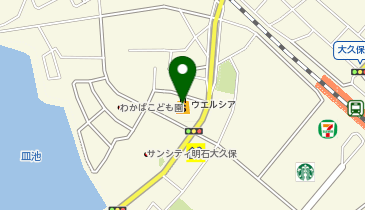 宅配ロッカーPUDO ウエルシア 明石大久保店の地図画像