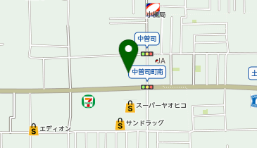 宅配ロッカーPUDO ウエルシア 橿原中曽司店の地図画像