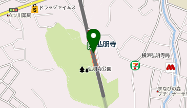 宅配ロッカーPUDO 京浜急行電鉄 弘明寺駅の地図画像