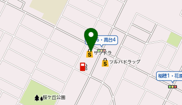 宅配ロッカーPUDO サツドラ 千歳高台店の地図画像