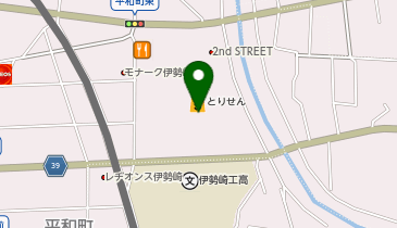 宅配ロッカーPUDO とりせん 平和町店の地図画像