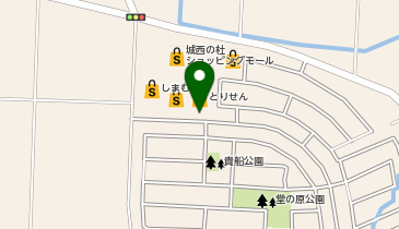 宅配ロッカーPUDO とりせん 城西の杜店の地図画像