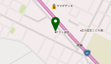宅配ロッカーPUDO ヤマト運輸 千歳北斗センターの地図画像