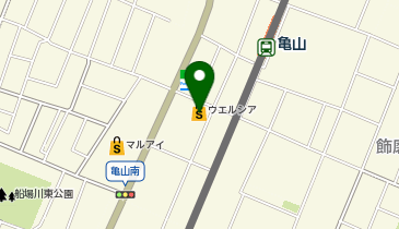 宅配ロッカーPUDO ウエルシア 姫路亀山店の地図画像