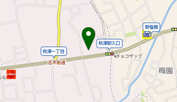 宅配ロッカーPUDO いなげや 東村山秋津店の地図画像