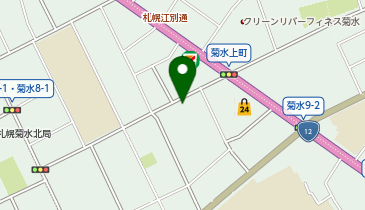 宅配ロッカーPUDO ヤマト運輸 札幌菊水センターの地図画像