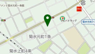 宅配ロッカーPUDO ヤマト運輸 東札幌センターの地図画像