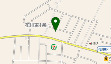 宅配ロッカーPUDO ヤマト運輸 花川センターの地図画像