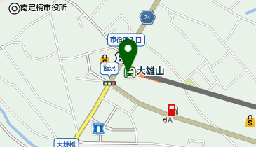 宅配ロッカーPUDO 伊豆箱根鉄道 大雄山駅の地図画像