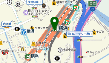 宅配ロッカーPUDO 相模鉄道 横浜駅の地図画像