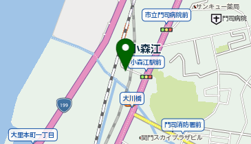 宅配ロッカーPUDO ヤマト運輸 門司柳町センターの地図画像