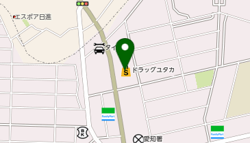 宅配ロッカーPUDO ドラッグユタカ 東郷店の地図画像