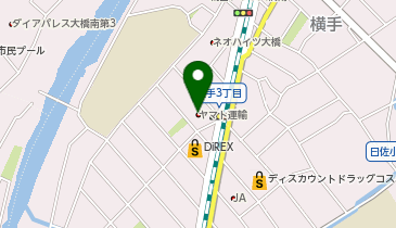 宅配ロッカーPUDO ヤマト運輸 福岡大橋センターの地図画像