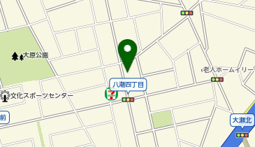 宅配ロッカーPUDO オイコス八潮の地図画像