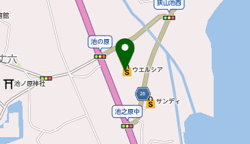 宅配ロッカーPUDO ウエルシア 大阪狭山池之原店の地図画像