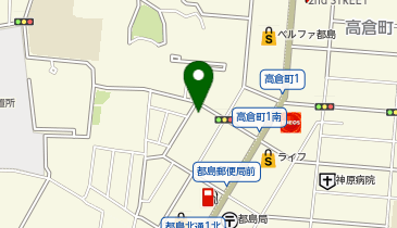 宅配ロッカーPUDO ウエルシア 都島友渕店の地図画像