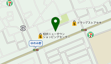 宅配ロッカーPUDO いなげや 松伏店の地図画像