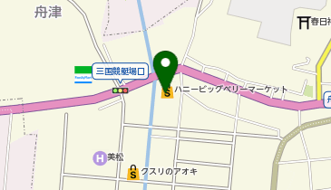 宅配ロッカーPUDO ハニー ビッグベリーマーケット芦原店の地図画像