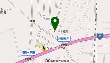 宅配ロッカーPUDO ヤマト運輸 塩尻大門センターの地図画像