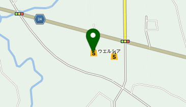 宅配ロッカーPUDO ウエルシア 常総向石下店の地図画像