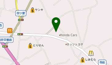 宅配ロッカーPUDO ウエルシア 坂東岩井本町店の地図画像