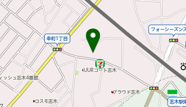 宅配ロッカーPUDO マルエツ 志木幸町店の地図画像